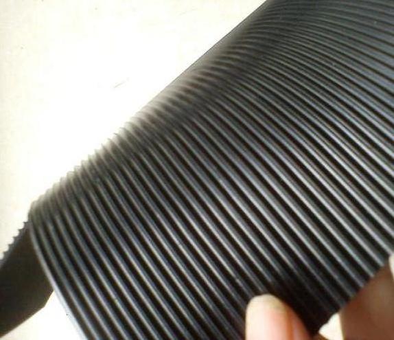 Anti Slip Fine Thin Narrow Ribbed Corrugated Rubber Sheet/Mat/flooring Roll