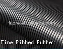 Anti Slip Fine Thin Narrow Ribbed Corrugated Rubber Sheet/Mat/flooring Roll