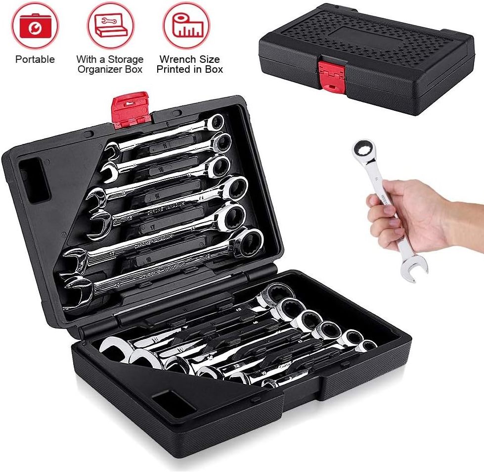 Utility auto repair tool set kits socket wrench hexagonal screwdriver pliers kit multifunctional hardware tool box set