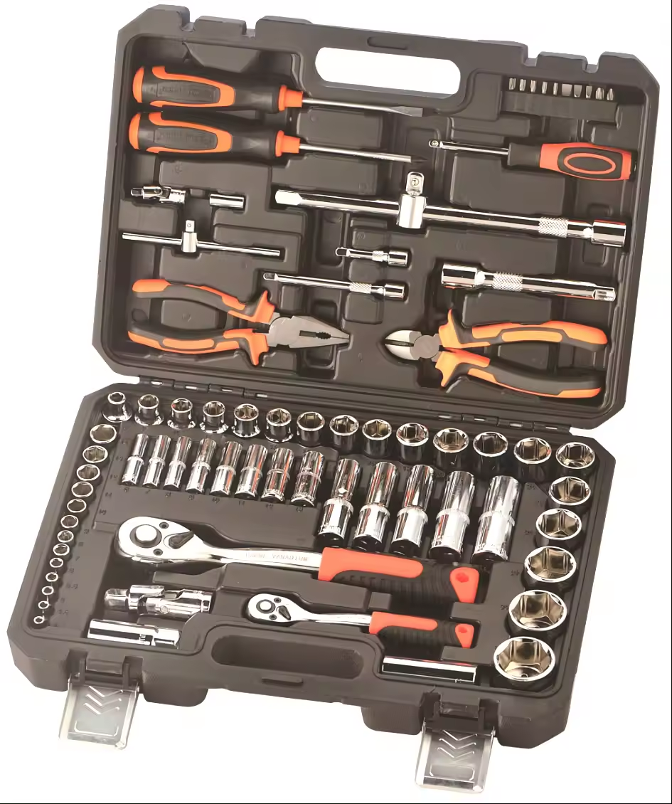 Utility auto repair tool set kits socket wrench hexagonal screwdriver pliers kit multifunctional hardware tool box set