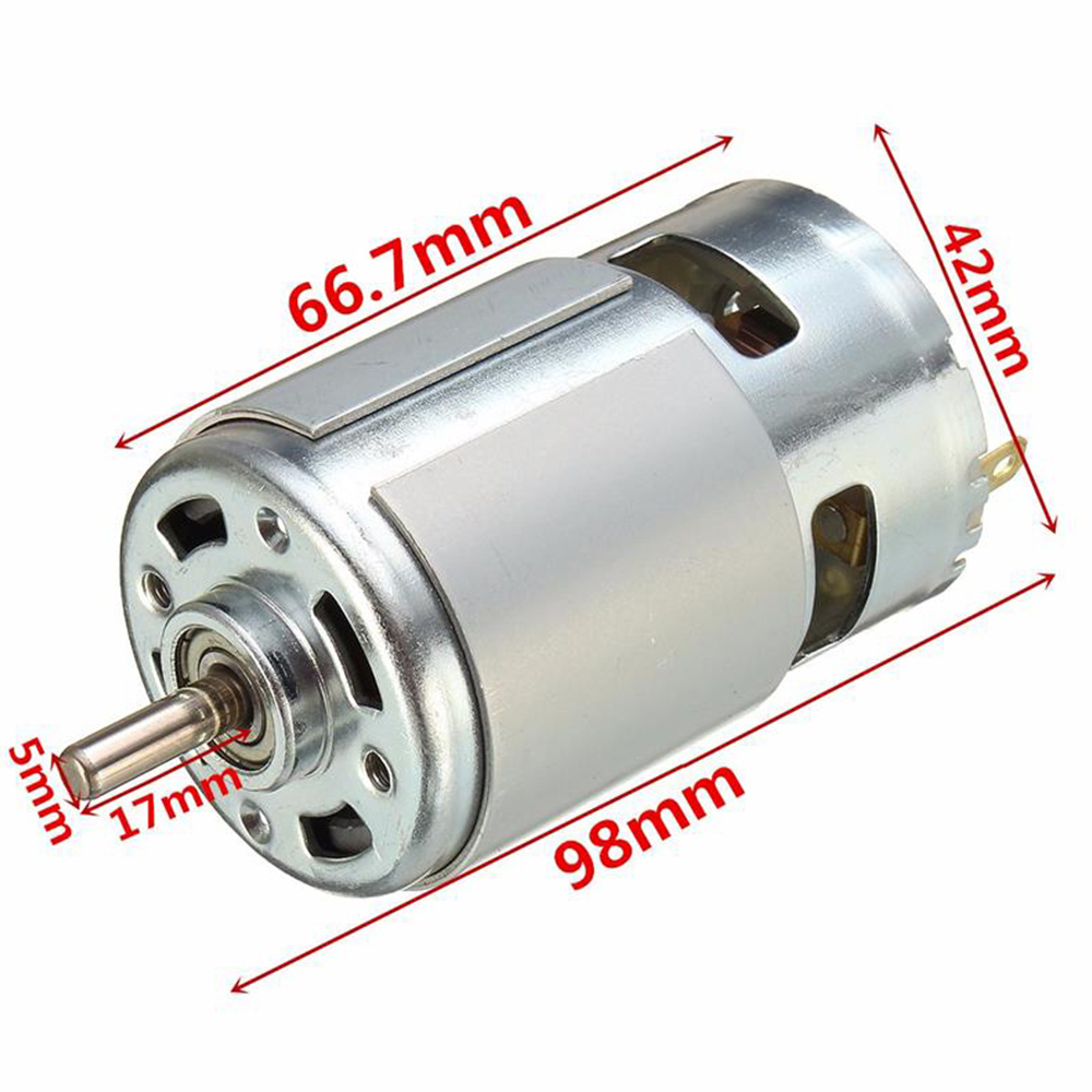 Faradyi Double Ball Bearing PMDC Electric Brush Brushless DC Motor Customized Large Torque High Speed 42mm 775 12v 24v 20000rpm