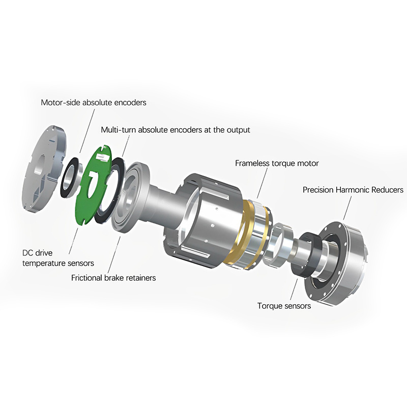 Faradyi Robot Motor High Torque Small Size With Harmonic Reducer And Encoder Low Speed DC Motor for Robotic Arm