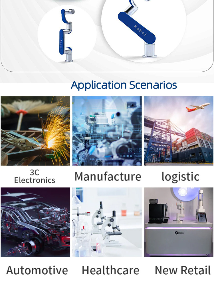 Faradyi 3kg 5kg Controller Accurate Positioning Micro Single Axis Pick And Place Autonomous Telescopic Robotic Arm