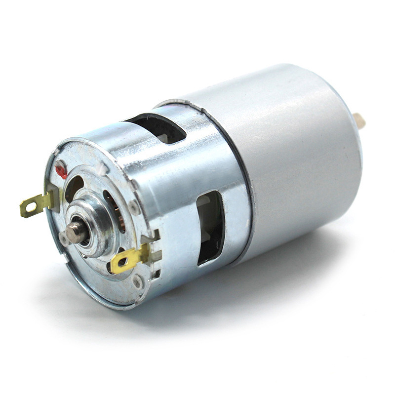 Faradyi Factory Direct Fan Motor 775/555 High Speed And High Torque 12v Double Ball Bearing Brushed Dc Motor