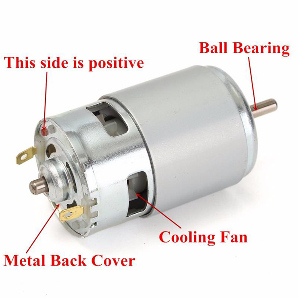 Faradyi Double Ball Bearing PMDC Electric Brush Brushless DC Motor Customized Large Torque High Speed 42mm 775 12v 24v 20000rpm