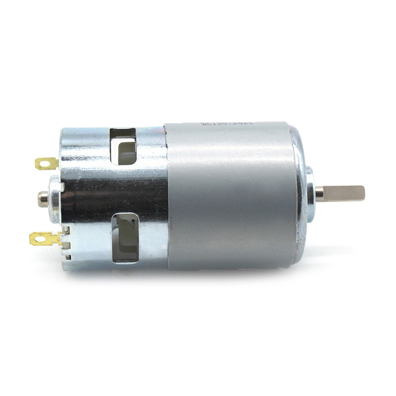 Faradyi Factory Direct Fan Motor 775/555 High Speed And High Torque 12v Double Ball Bearing Brushed Dc Motor