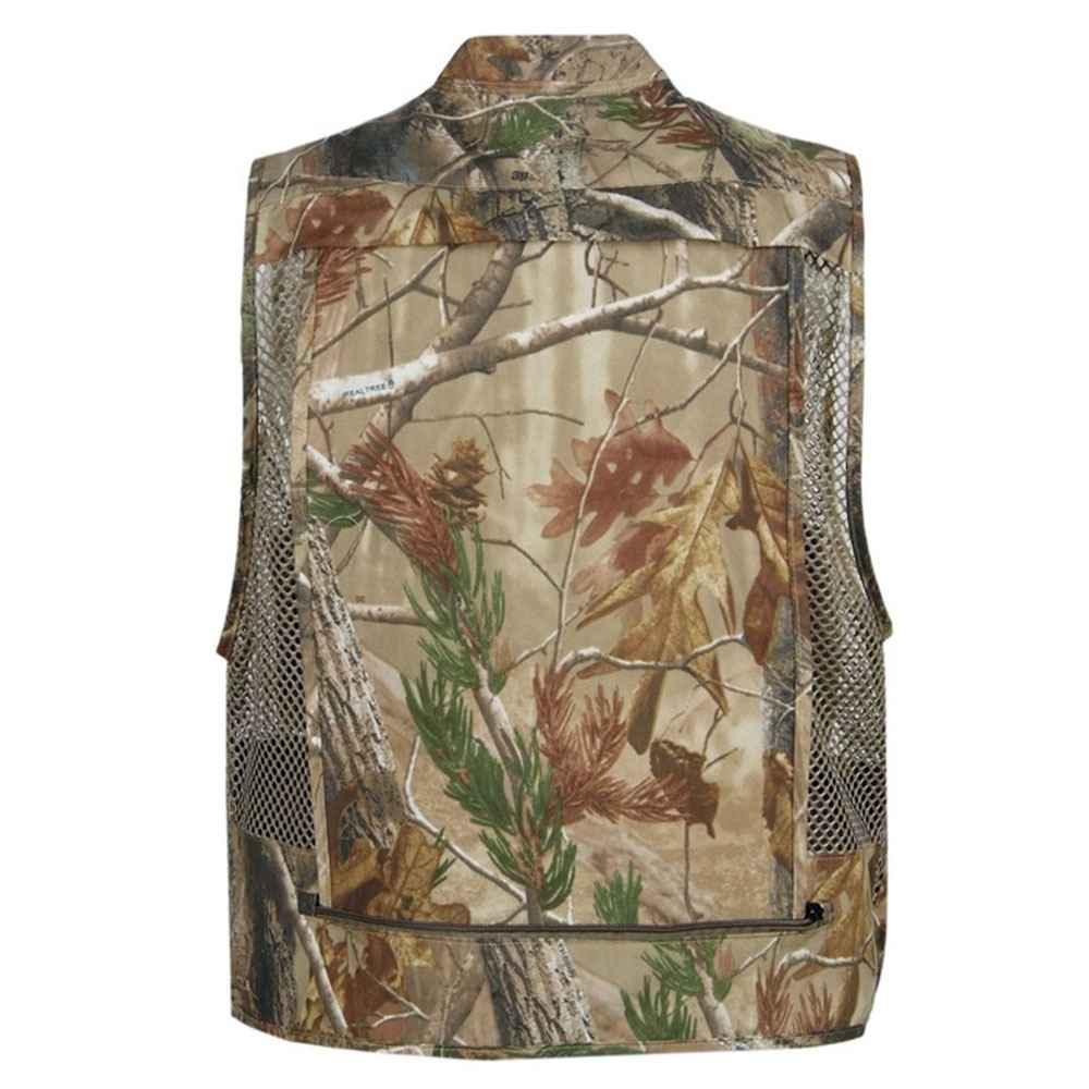 Hunting Vest Blaze Orange and Tan Blinds & Camouflage Material Paintball Game Proof Game Hunting Fishing Usage