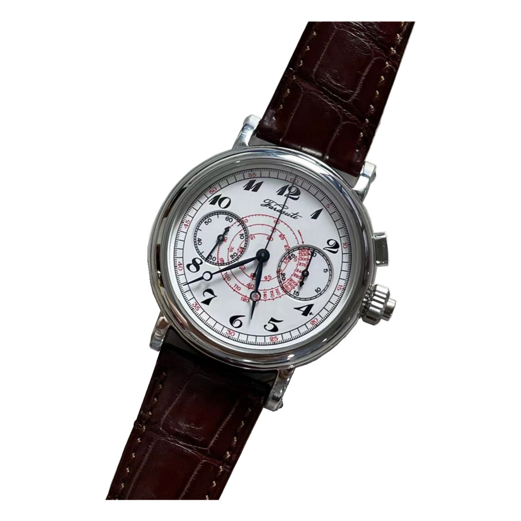 Simplicity Waterproof Chinese brand ST19 movement stainless steel leather FARASUTE Archimedes tachymeter men mechanical watch