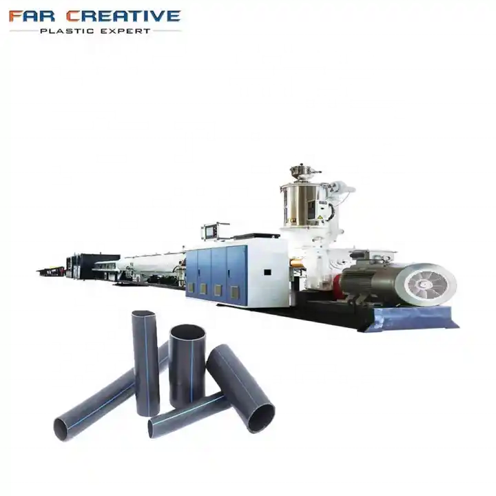 FAR CREATIVE Plastic PVC UPVC CPVC Rigid Electrical Conduit Cable Protection Pipes Tube Extrusion Production Line Making Machine