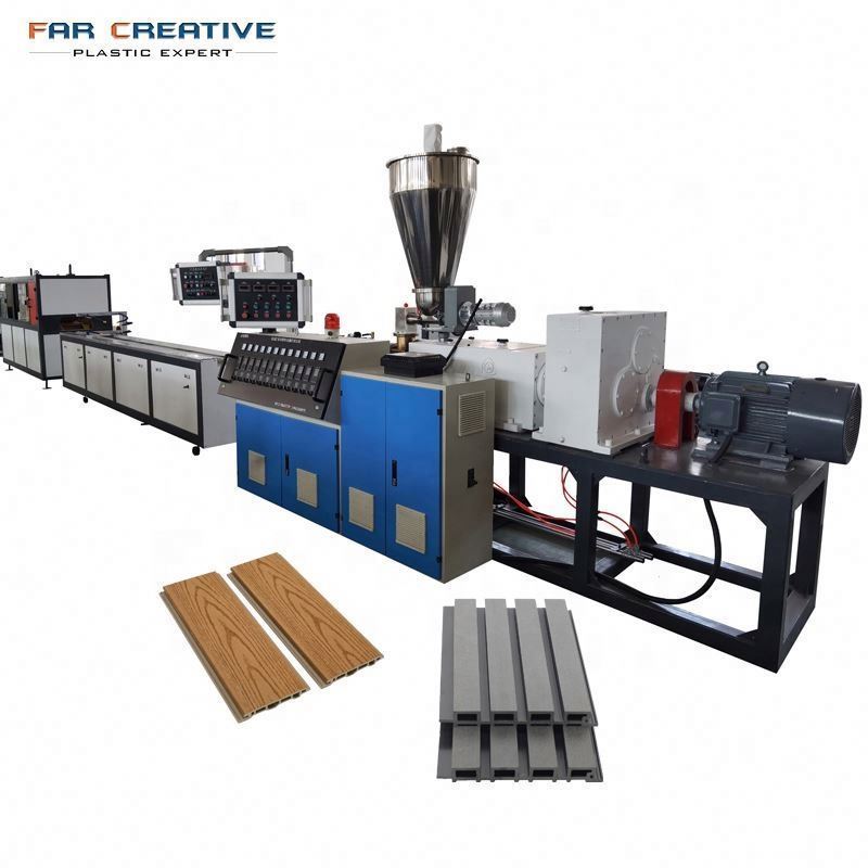 Pvc pe pp Profile Extrusion upvc Wood Composite wall panel machine / pvc ceiling panel profile making machine