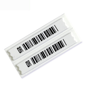 Custom Logo 58KHz AM EAS Anti-theft Soft Label Supermarket DR Barcode Security Label for Retail  Stores