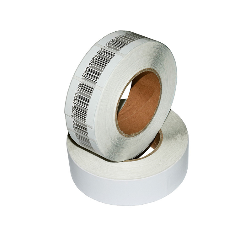 30*40 mm EAS RF Soft Label 8.2 mhz Clothing Security Anti-theft Soft Tag with Dummy Barcode