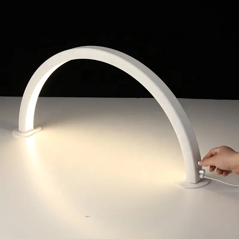 Hot Sale Energy Saving High Brightness Led Manicure Desk Lamp Nail Lamp Table Light Beauty Led Lash Half Moon Light