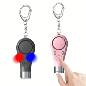 140dB Recharge Self Defense OEM Personal Security Alarm Keychain Anti Attack Emergency personal Alarm with LED Flashlight