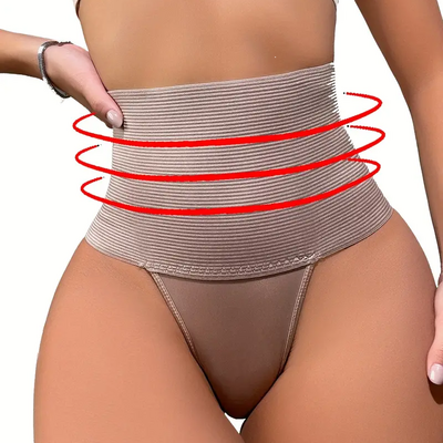 Women High Waist Control Panties Breathable Comfy Elastic Intimates Shapewear Thongs Women's Lingerie Underwear