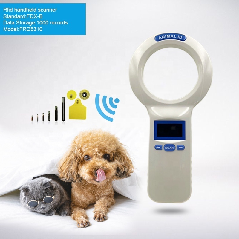 dog scanner pet animal chip usb reader range rfid handheld portable reader 134.2Khz pet microchip long range reader