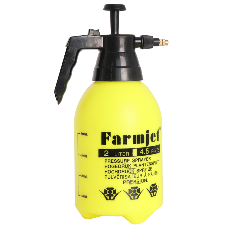 Farmjet 2L Manual High Pressure Pump Portable Domestic Garden Sprayer  For Plant Watering house sprayer