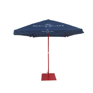 Parasols Umbrellas Stand Outdoor Garden Large Restaurant  Market Commercial Aluminum Patio Umbrella 3X4m