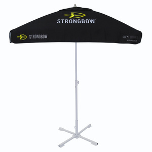 RPET fabric parasol umbrella outdoor HORECA umbrella parasol 1.35x1.35m tilt