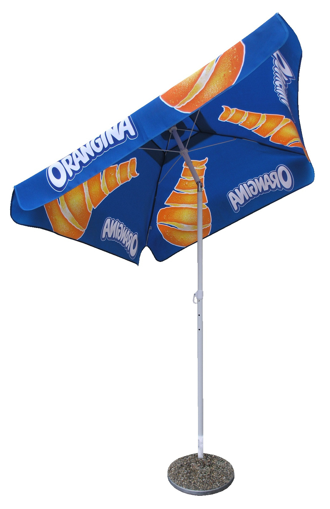 RPET fabric parasol umbrella outdoor HORECA umbrella parasol 1.35x1.35m tilt