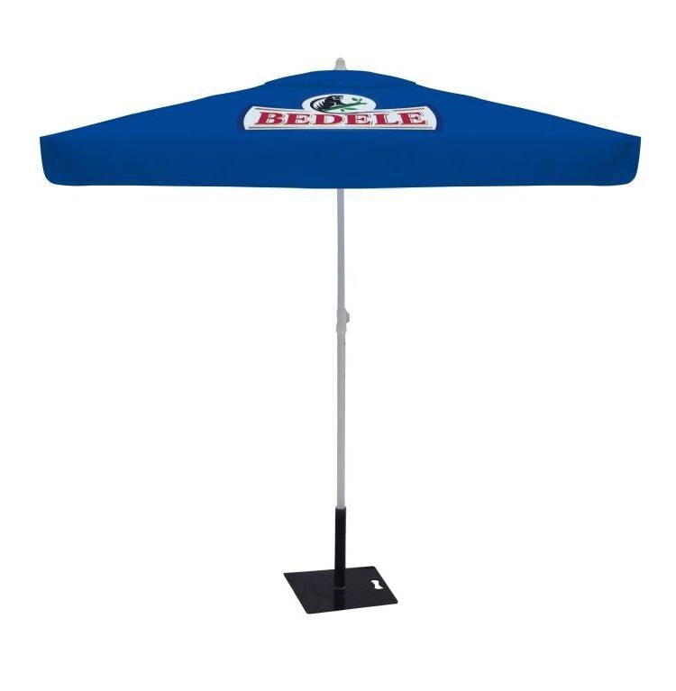 Customized 2x2m 3x3m3.5x3.5m 4x4m big size outdoor umbrella beer coffee drink bar parasol market umbrella Telescopic