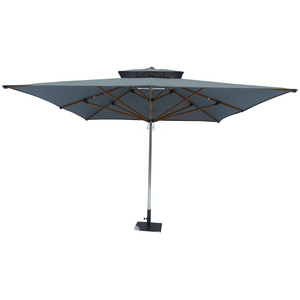 Customized 2x2m 3x3m3.5x3.5m 4x4m big size outdoor umbrella beer coffee drink bar parasol market umbrella Telescopic