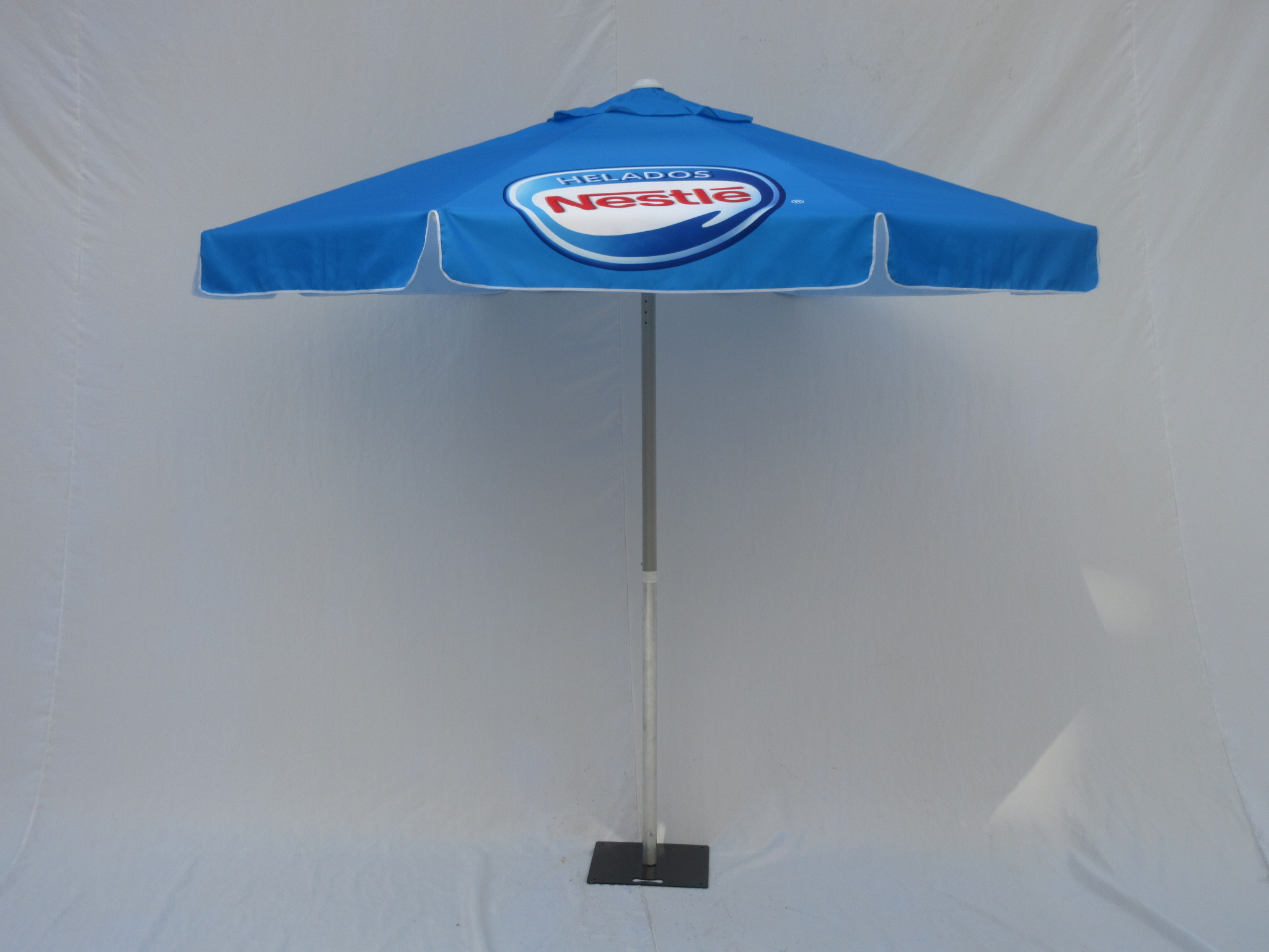 Outdoor patio parasol umbrella 3m round square promotional advertising umbrella parasol RPET fabric