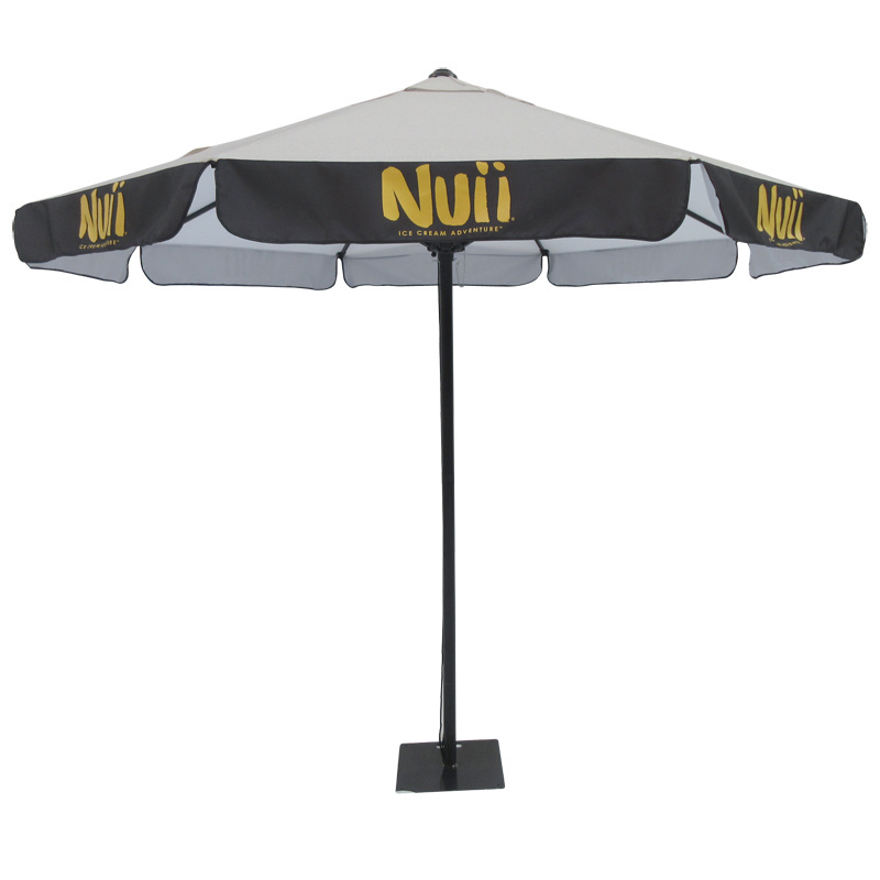 Outdoor patio parasol umbrella 3m round square promotional advertising umbrella parasol RPET fabric