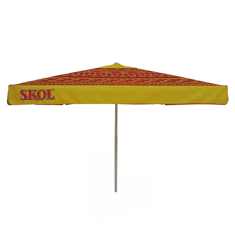 High Quality 3x3m RPET Fabric Waterproof Umbrella Parasol for Outdoor Use for Hotel Restaurant Cafe Outdoor Furniture