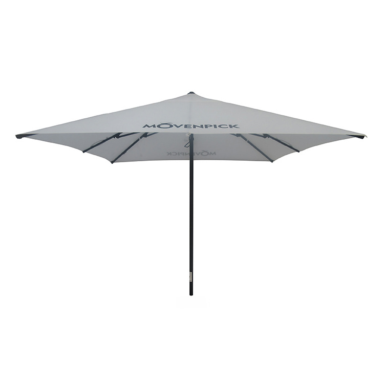 Custom Leisure outdoor Patio Aluminum Hand Crank Big Bend umbrella