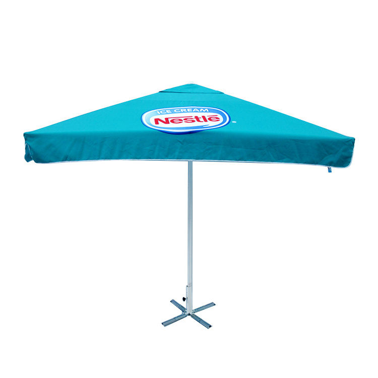 Aluminum patio parasol beach outdoor beer garden sun umbrella bistro restaurant