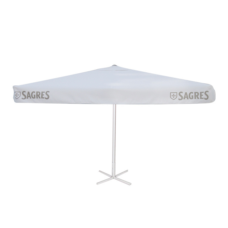 Outdoor Parasol with Crank Fashion Resistant  Repairable Furniture Umbrella with Logo