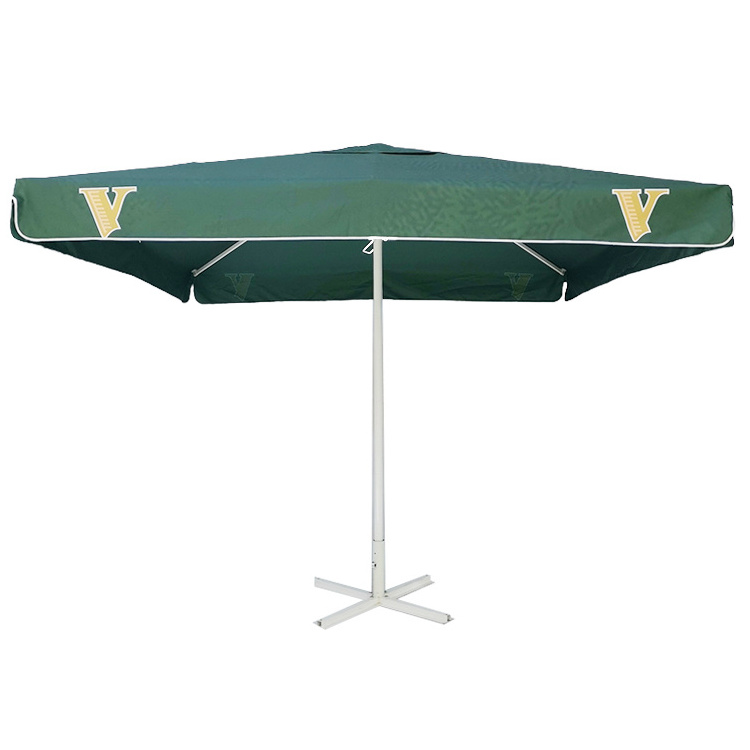 Outdoor Parasol with Crank Fashion Resistant  Repairable Furniture Umbrella with Logo