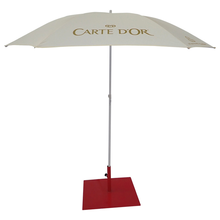 Custom Portable Sun Protected Beach Umbrella collapsible