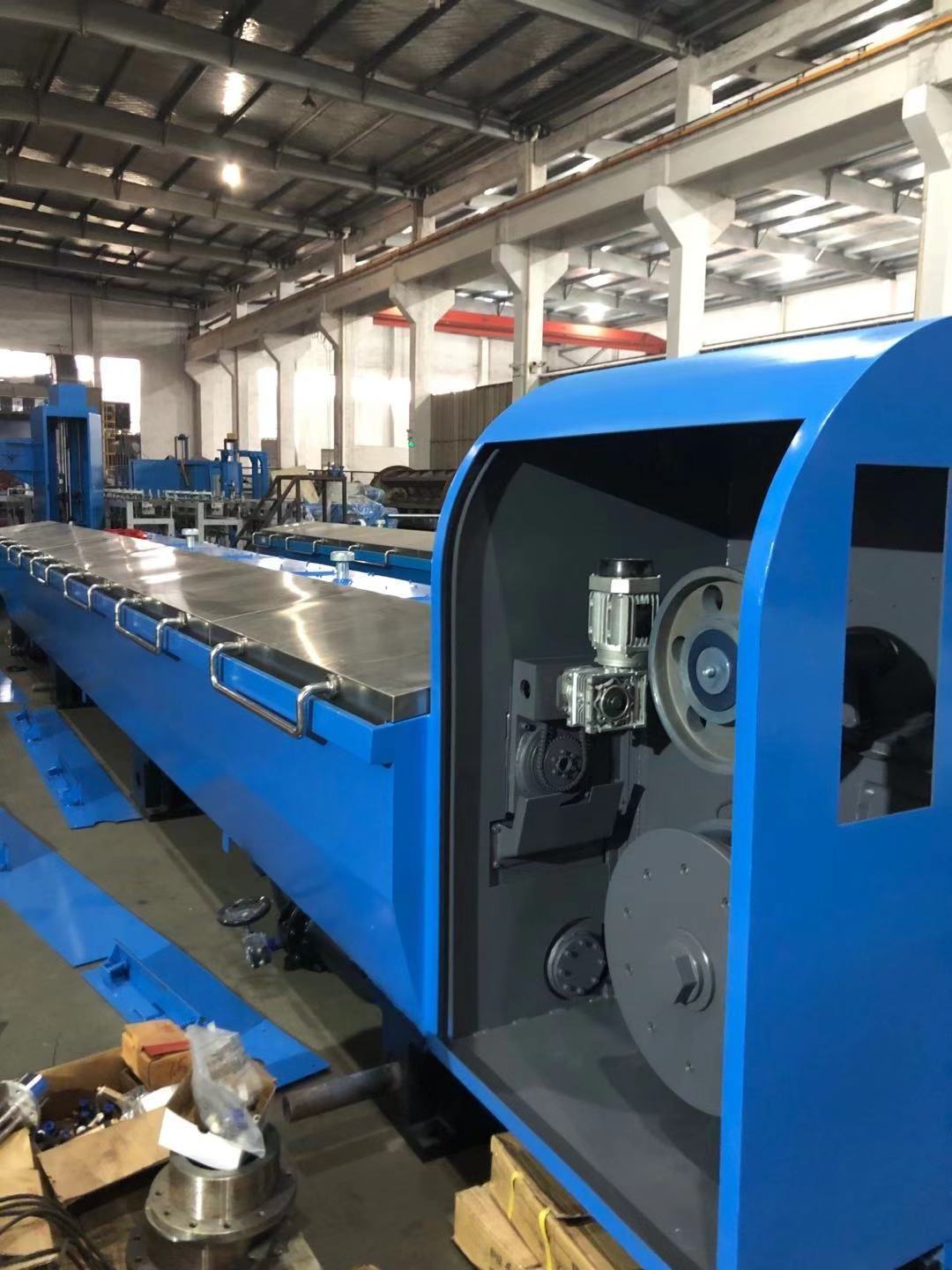 13D RBD making copper aluminum wire drawing machine with 800 coiler  take up for cable size 1.2 -4.0mm of rod breakdown machine