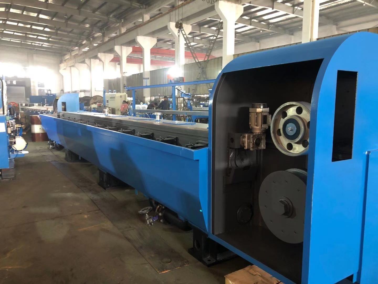 13D RBD making copper aluminum wire drawing machine with 800 coiler  take up for cable size 1.2 -4.0mm of rod breakdown machine