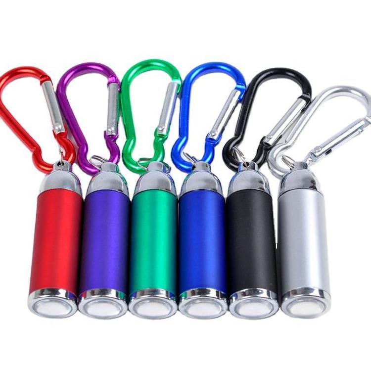 Customized Logo Mini Carabiner Keychains with Led Metal Carabiner Key Chain Led Keychain Carabiner