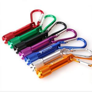 New Aluminum Alloy LED Flashlight Mountaineering Outdoor Lighting Key Ring Pendant Mini Flashlight Key Chain In Bulk