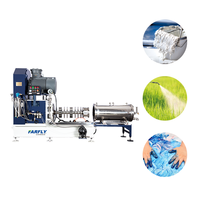 Popular FARFLY FSP paint grinding equipment, Static centrifugal discharging devices powder for 2.2kw 0.6L sand mixer muller