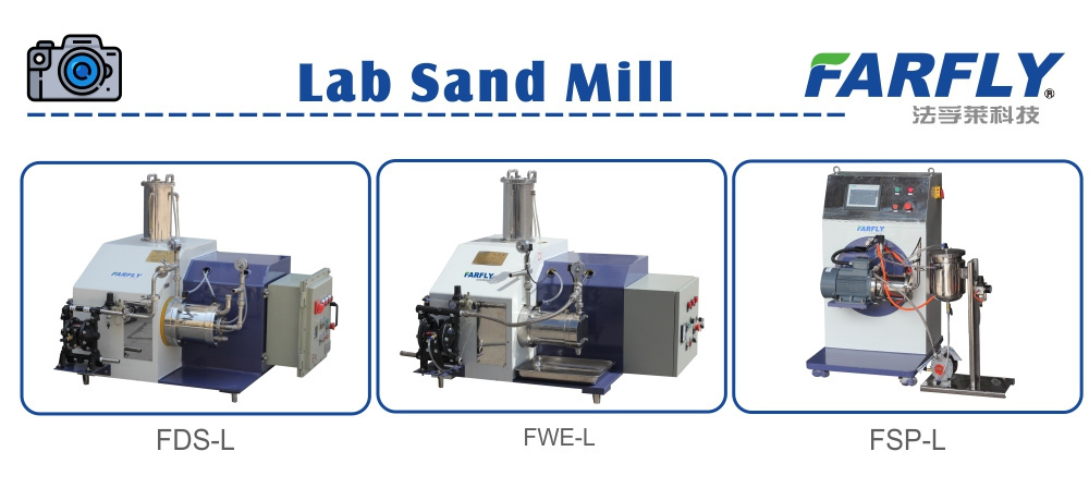 Popular FARFLY FSP-L paint grinding equipment, Static centrifugal discharging devices lab machine 2.2kw 0.6L sand mixer muller