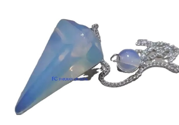 OPALITE PENDULUMS / GEMSTONE PENDULUMS/ CHAKRA REIKI HEALING PENDULUM BUY FROM FARHAN CRYSTAL