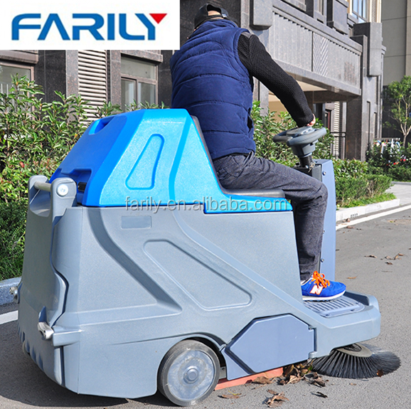 warehouse vacuum sweeper truck leaf street floor sweeper cleaning machine