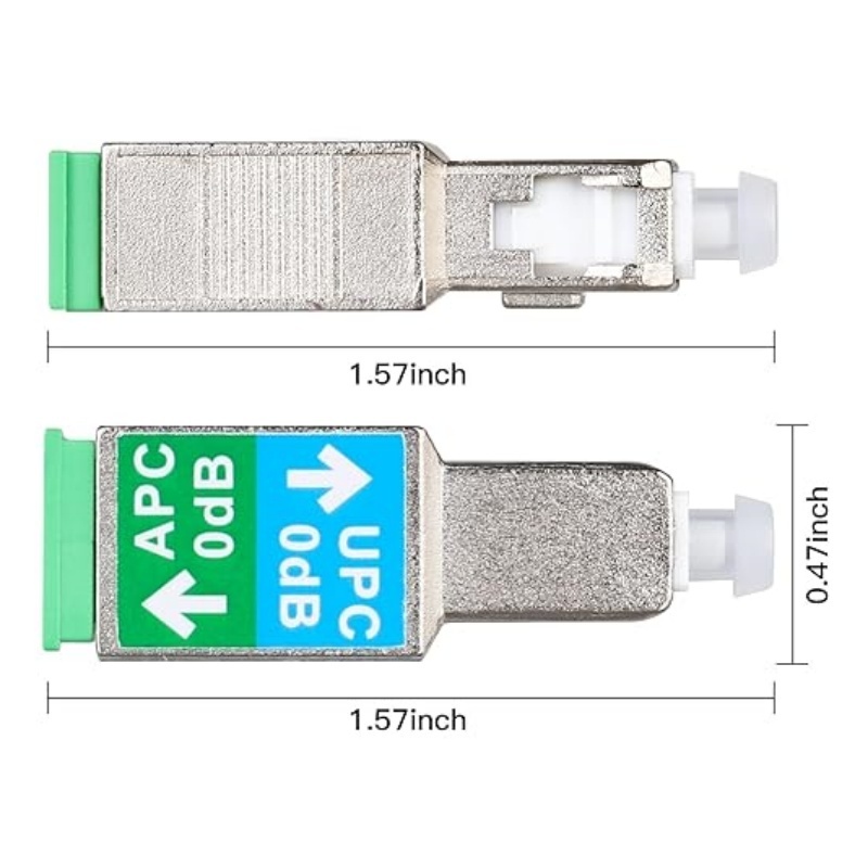 Fiber Optic Adapter Singlemode SM 9/125 SC/UPC Male to SC/APC Female Optical Converter Connector Coupler