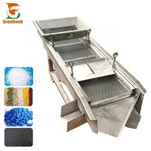 Factory Cheap Hot Sale Food Grain Bean Wheat Corn Sieve Particle Sieving Separator Seed Cleaning Linear Vibrating Screen Machine