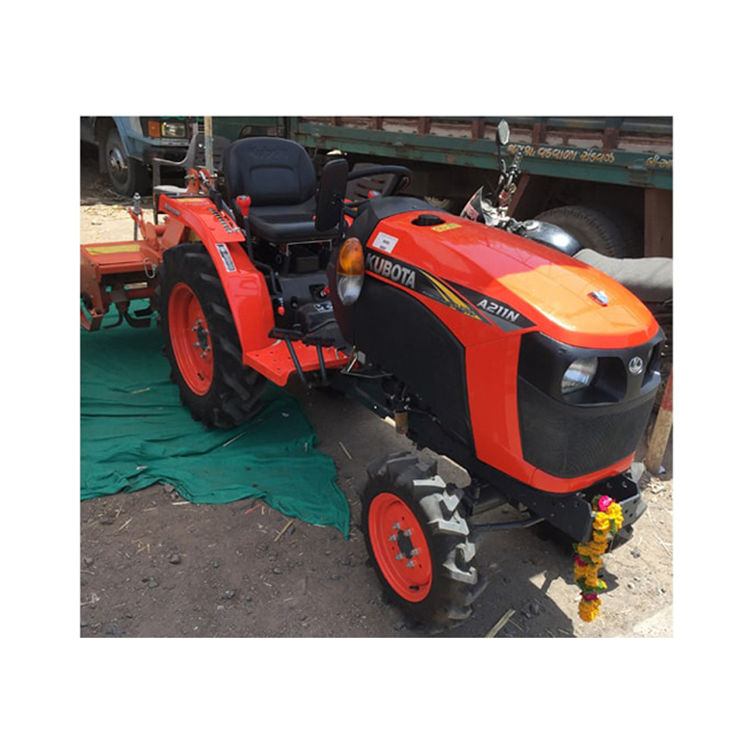 Indian Seller 23 Liters Fuel Tank Capacity Oil Immersed Disc Brakes Made in Japan Kubota Farming Tractors