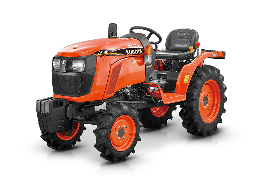 High Quality Mini 4WD Kubota Tractor Used Tiller with EEC Certified Engine and Gear for Agriculture and Farms