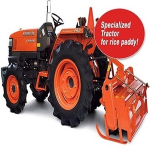 High Quality Mini 4WD Kubota Tractor Used Tiller with EEC Certified Engine and Gear for Agriculture and Farms