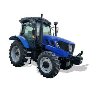 4x4 100hp farm tractors  for sale in Europe electric start diesel engine