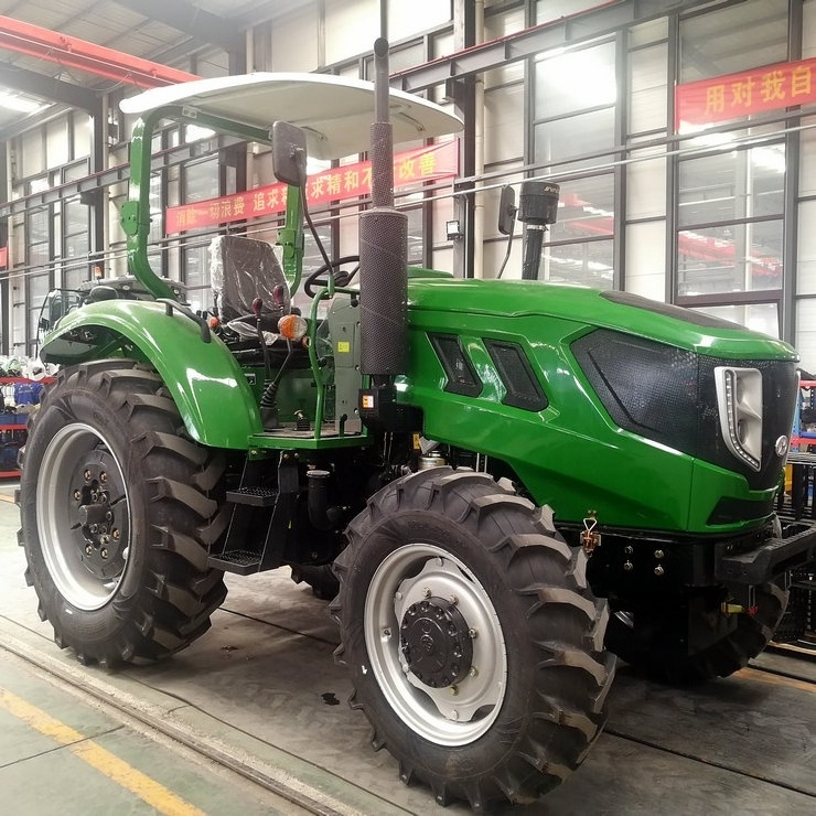 Huaxia HX904 model 90hp 95hp 4x4 Agricultural Tractor with umbrella