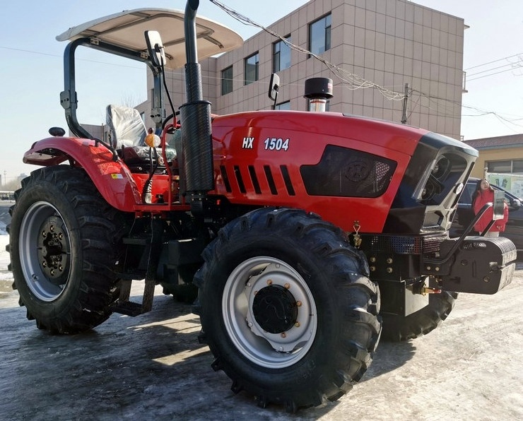 Huaxia HX904 model 90hp 95hp 4x4 Agricultural Tractor with umbrella